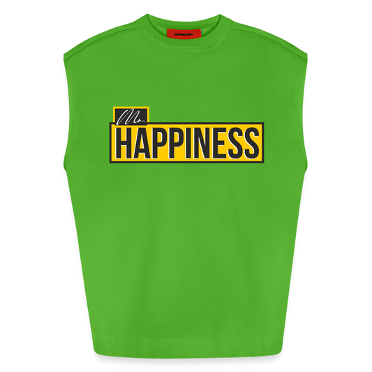 Heavyweight Oversized Organic Tank Top - Apple Neon