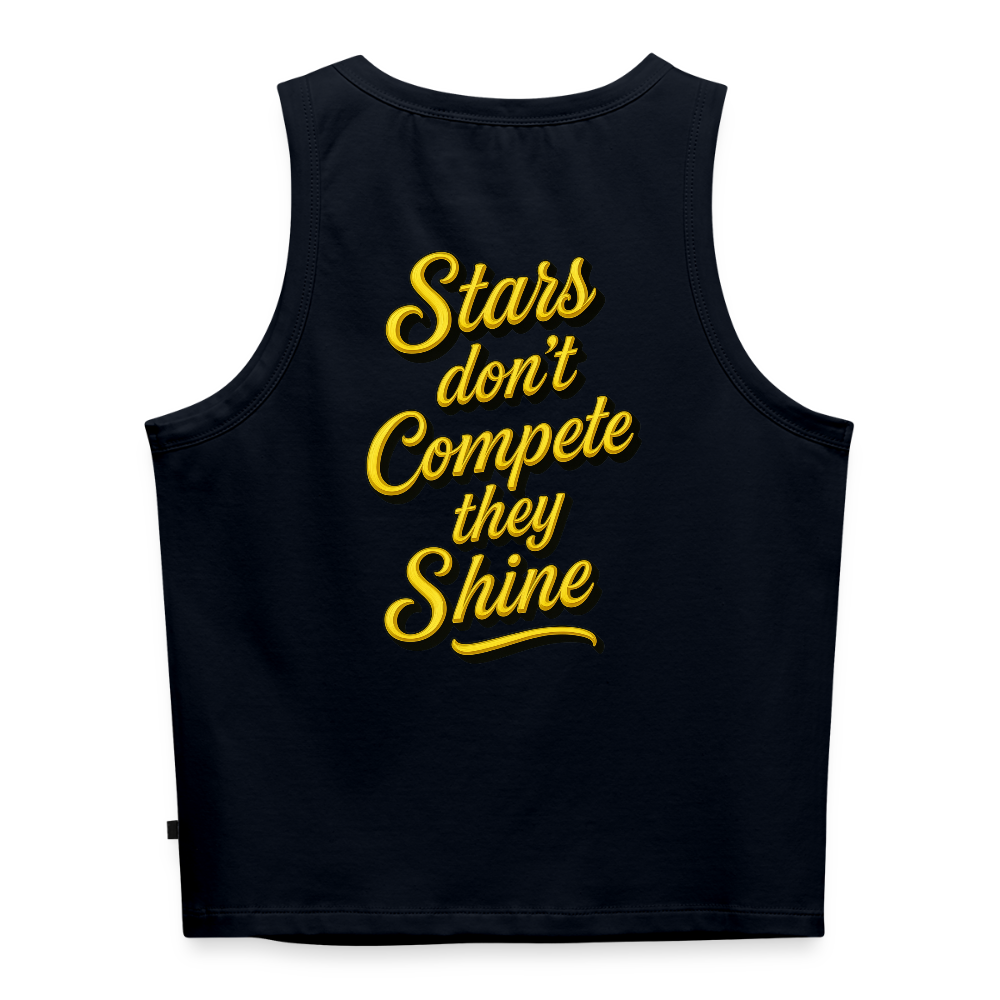 Star Queen Supporter Crop - navy