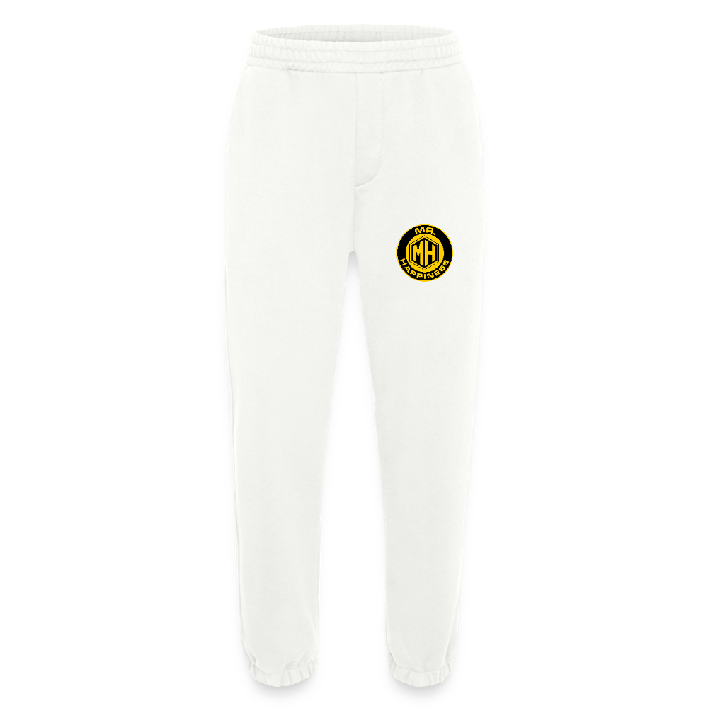 Heavyweight Organic Joggers Made in EU - OFF WHITE
