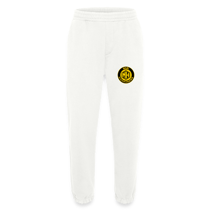 Heavyweight Organic Joggers Made in EU - OFF WHITE