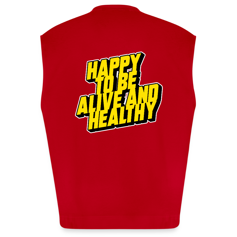 MH Heavyweight Oversized Organic Tank Top (EU) - red