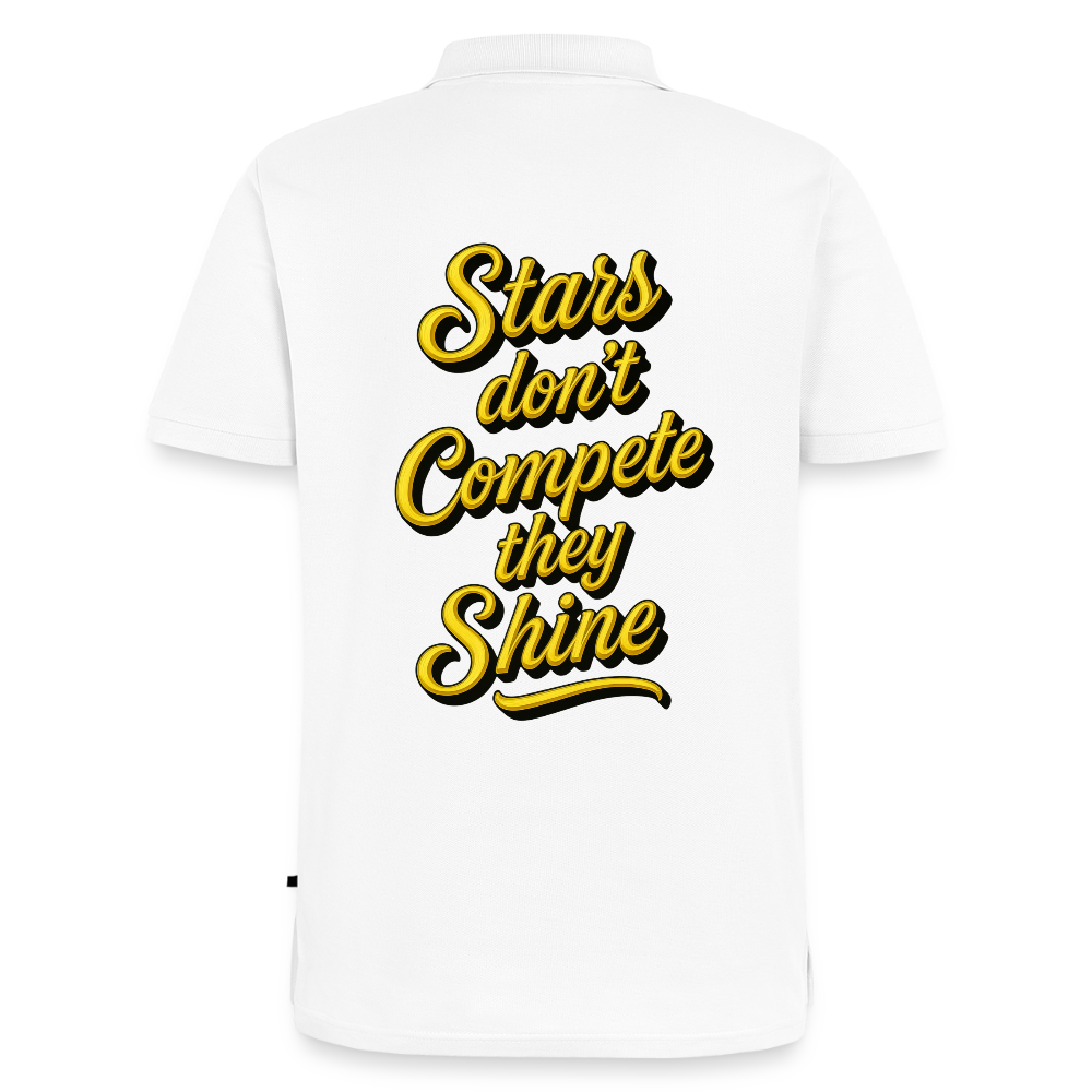 Black Stars Elite Polo - white