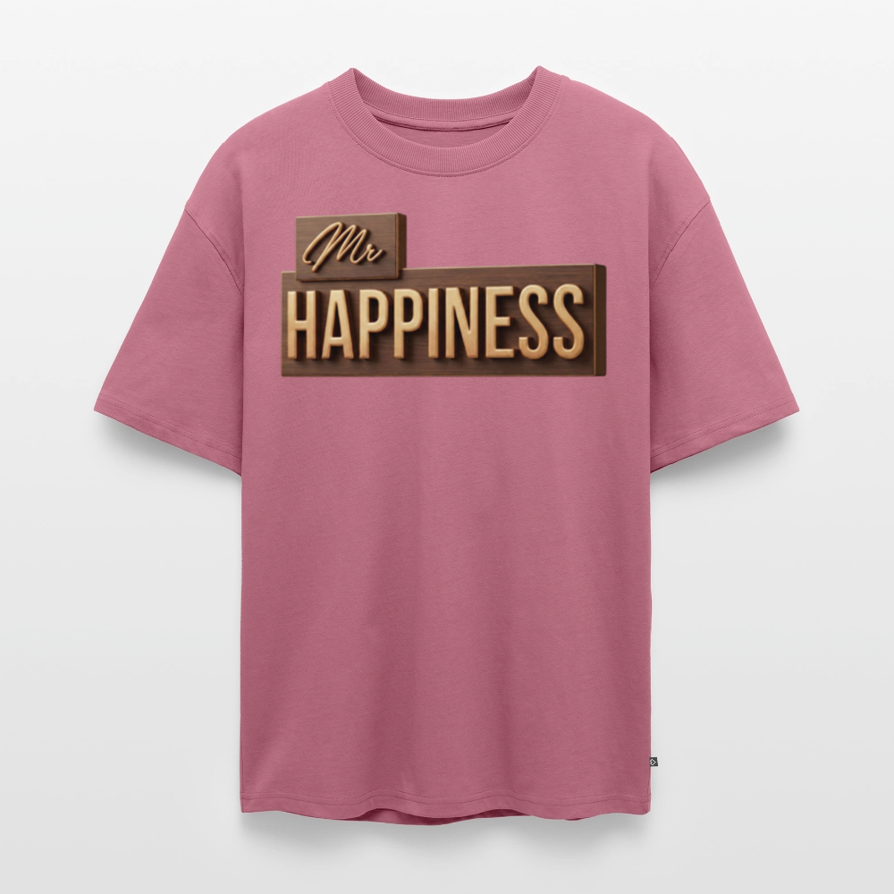 Cappuccino Oversized Organic Tee - mauve