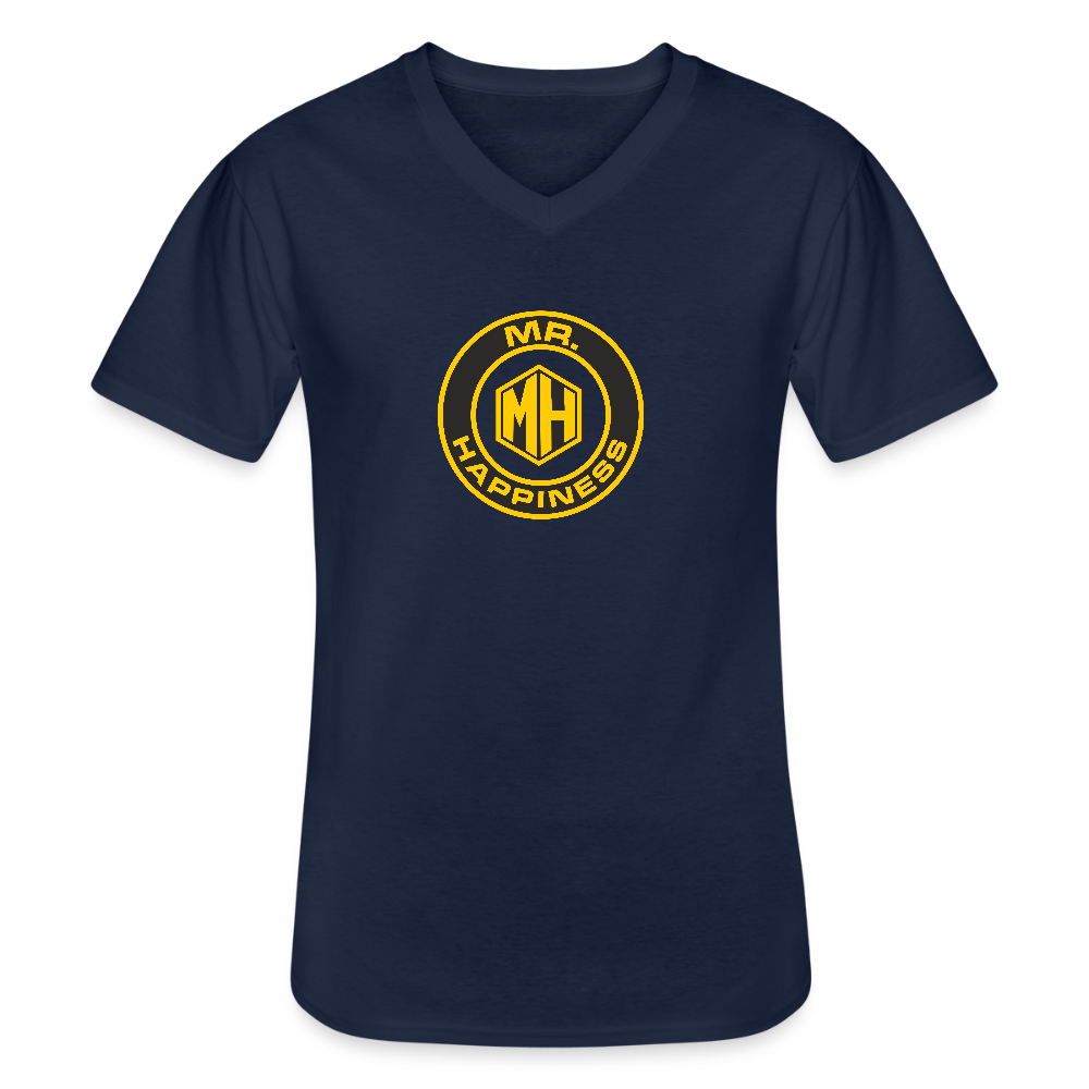 enjoytoday V-Neck T-Shirt - navy