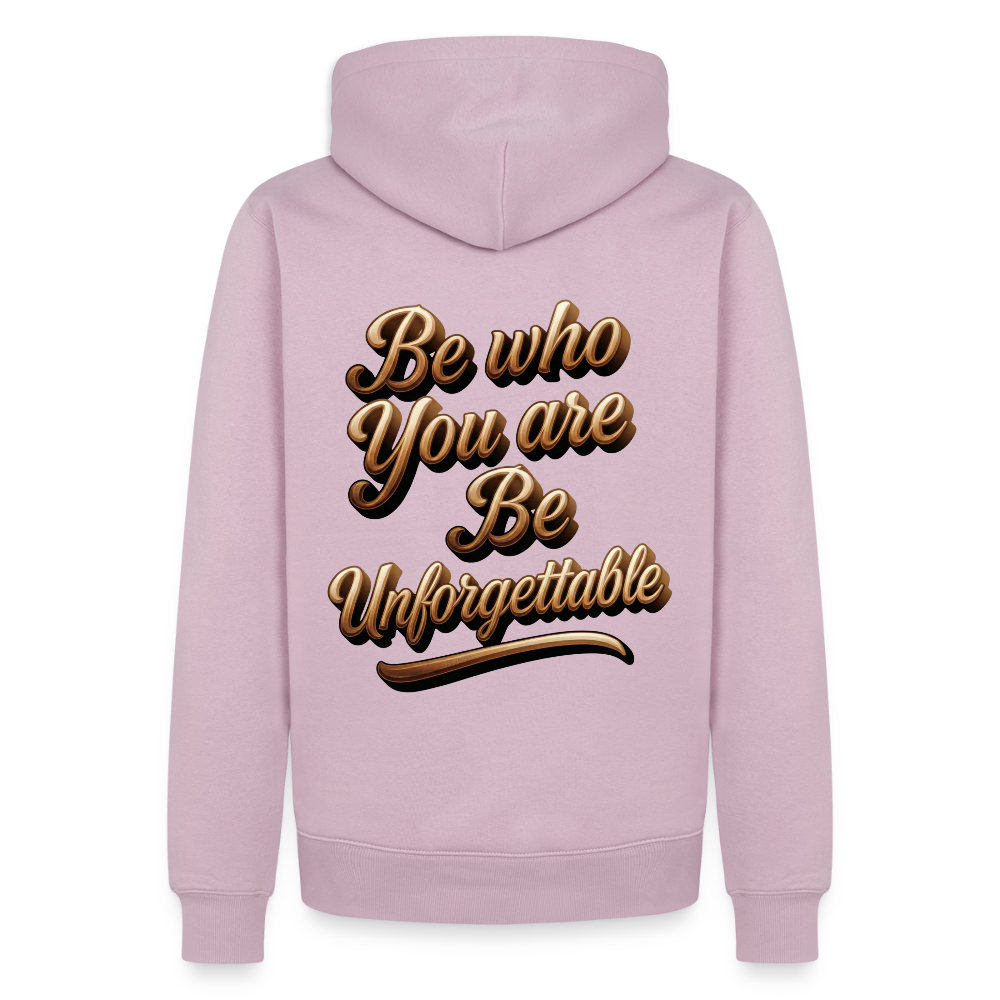 YOU ARE Unforgettable Hoodie - dusky pink