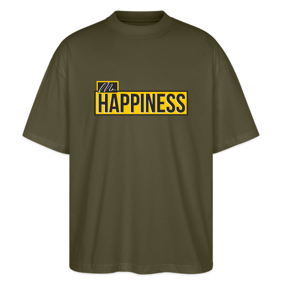 Oversized Unisex Organic T-shirt Blaster - khaki