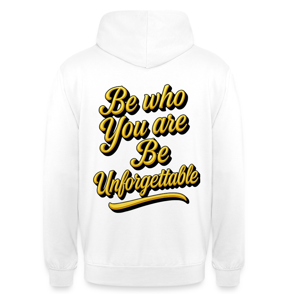 UNFORGET-ME Heavy Hoodie - white