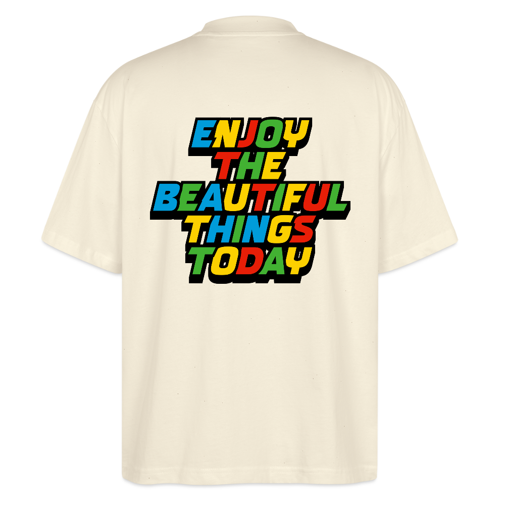 MH Oversized Unisex Organic T-shirt Blaster - natural raw