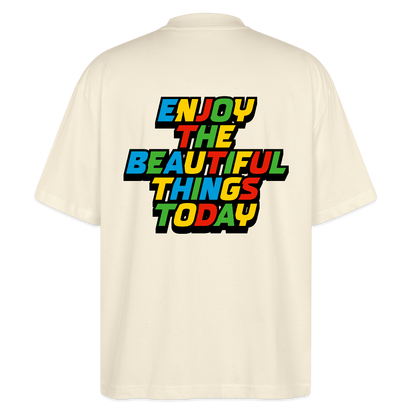 MH Oversized Unisex Organic T-shirt Blaster - natural raw