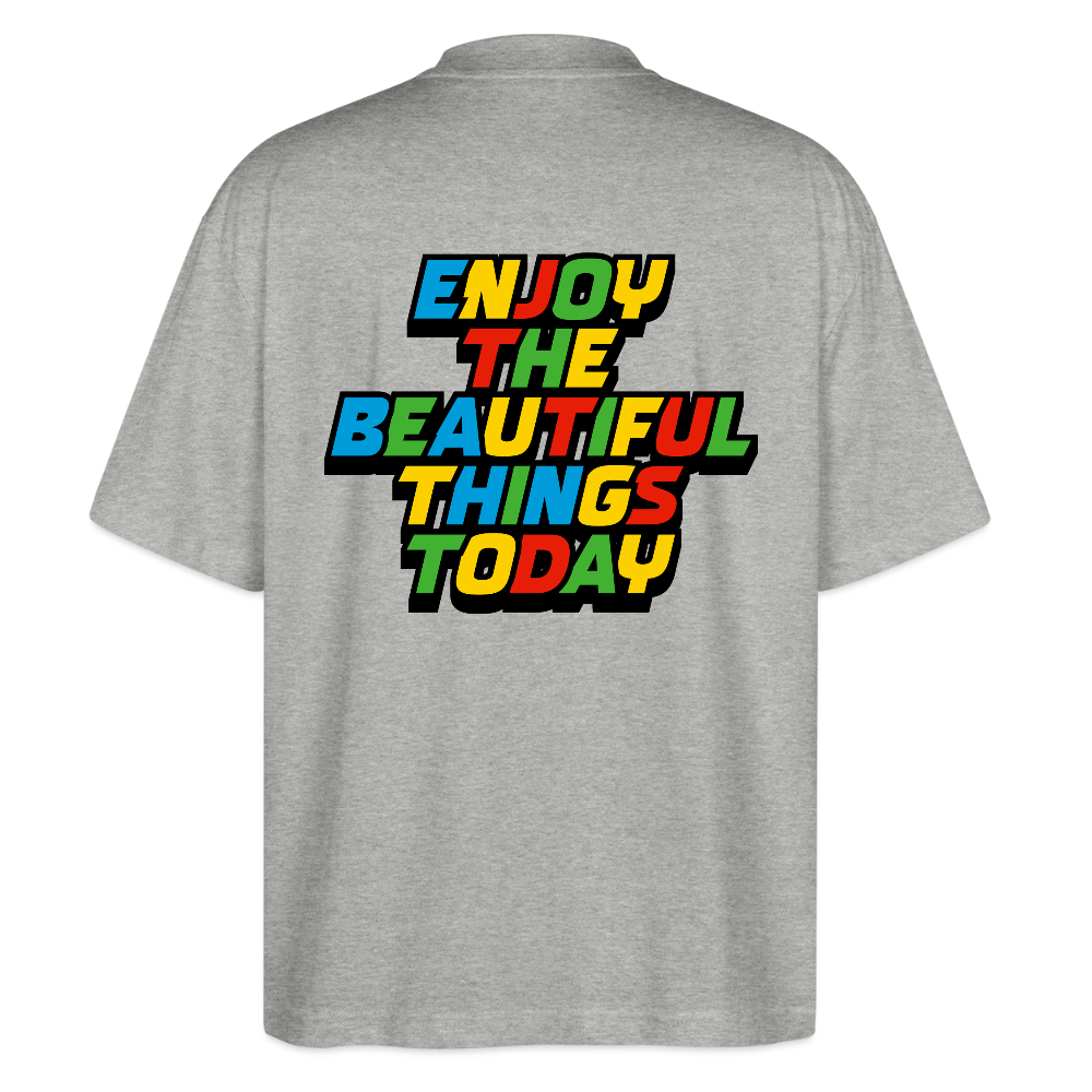 MH Oversized Unisex Organic T-shirt Blaster - heather grey