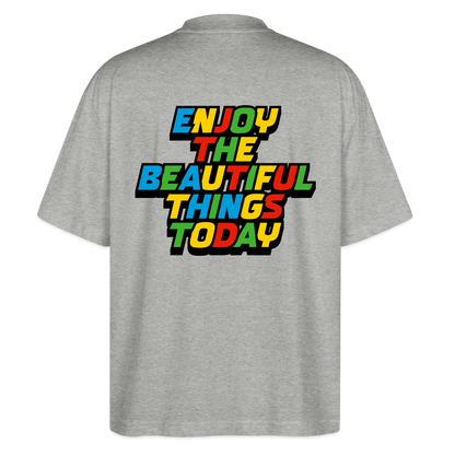 MH Oversized Unisex Organic T-shirt Blaster - heather grey