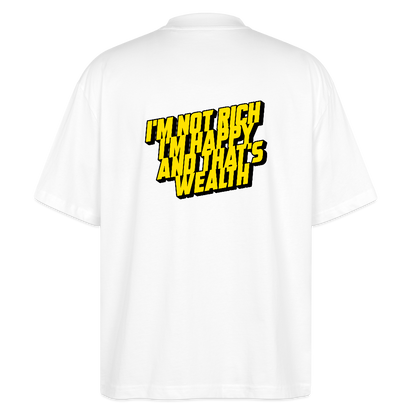 Oversized Unisex Organic T-shirt Blaster - white