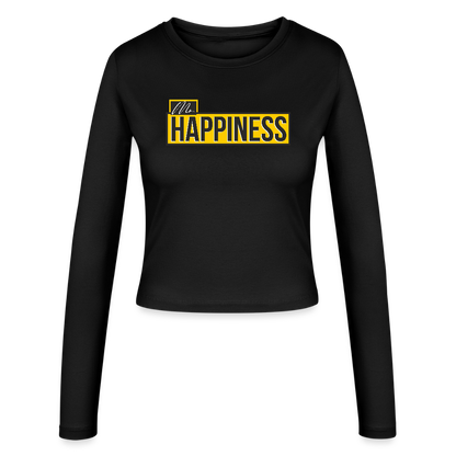 Women's Slim Fit Longsleeve - black
