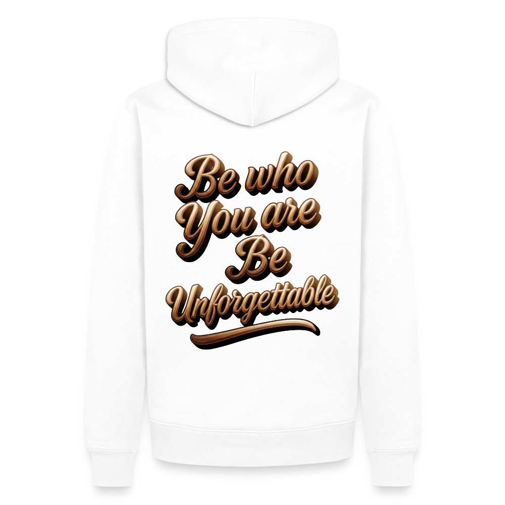 YOU ARE Unforgettable Hoodie - white