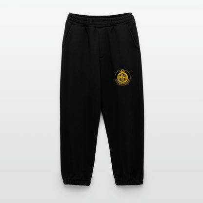 Heavyweight Organic Joggers Made in EU - SOLID BLACK
