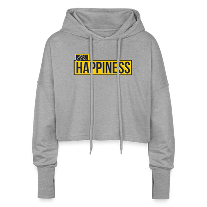 Cropped Women’s Hoodie - heather grey