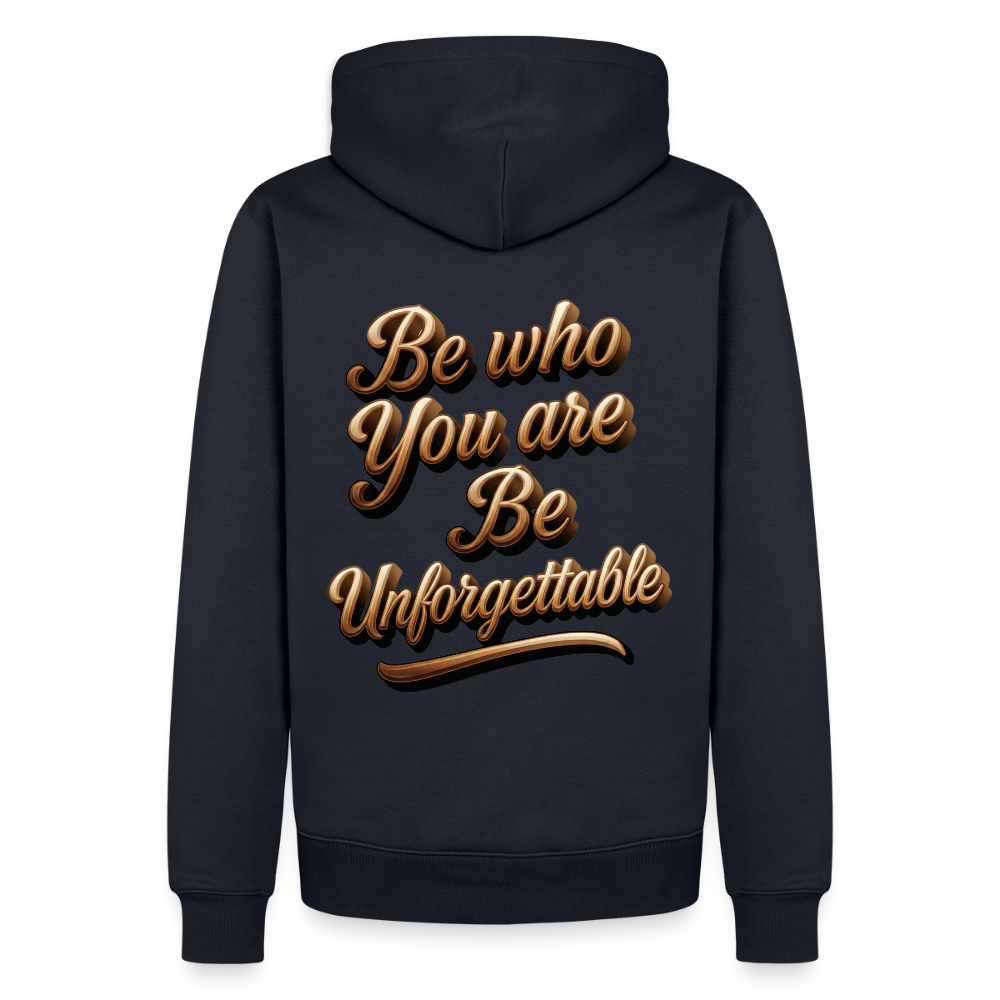 YOU ARE Unforgettable Hoodie - navy