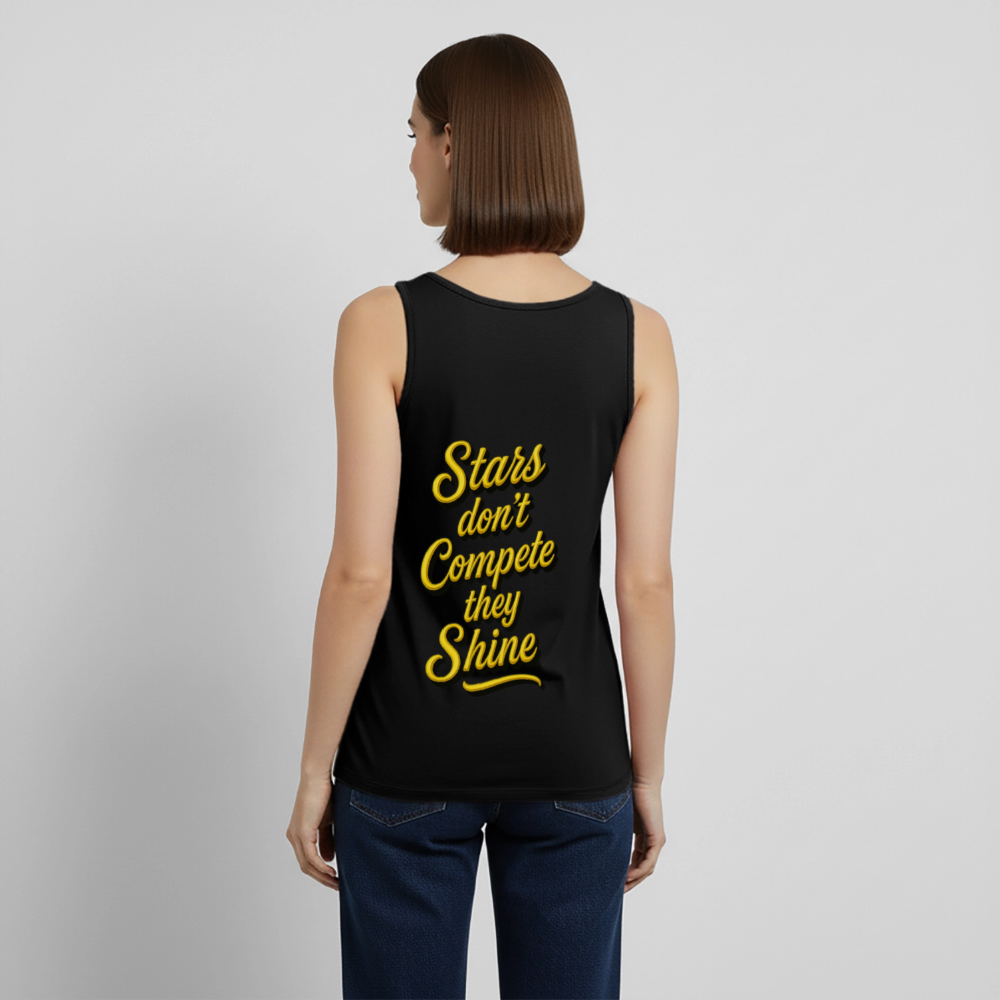 Black Stars Slay Tank - black