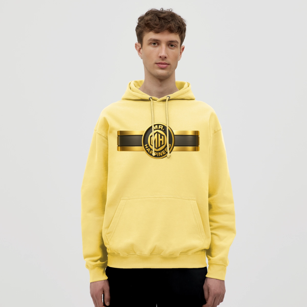 UNFORGET-ME Heavy Hoodie - lemon yellow