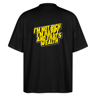 Oversized Unisex Organic T-shirt Blaster - black