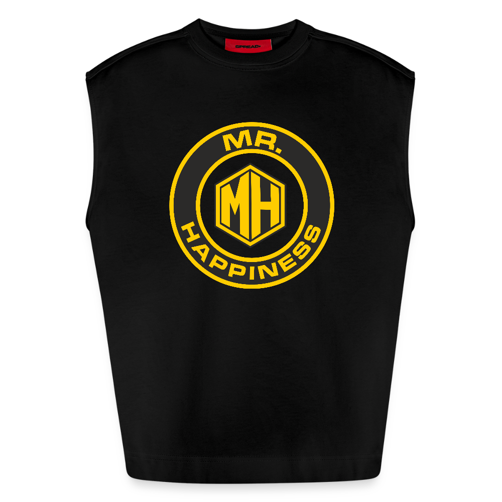 MH Heavyweight Oversized Organic Tank Top (EU) - SOLID BLACK
