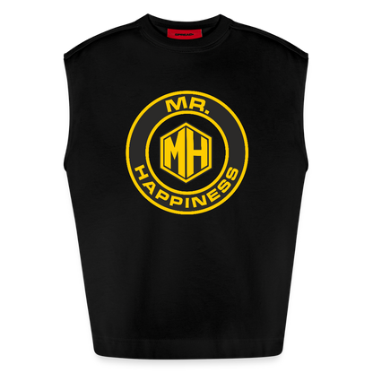 MH Heavyweight Oversized Organic Tank Top (EU) - SOLID BLACK