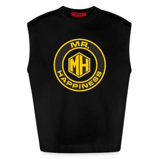 MH Heavyweight Oversized Organic Tank Top (EU) - SOLID BLACK