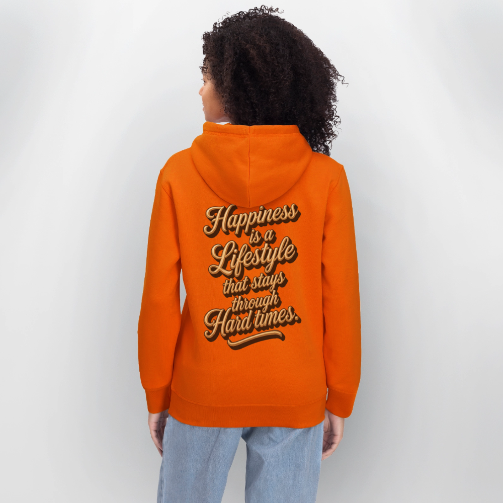 Beat Drop Hoodie - bright orange