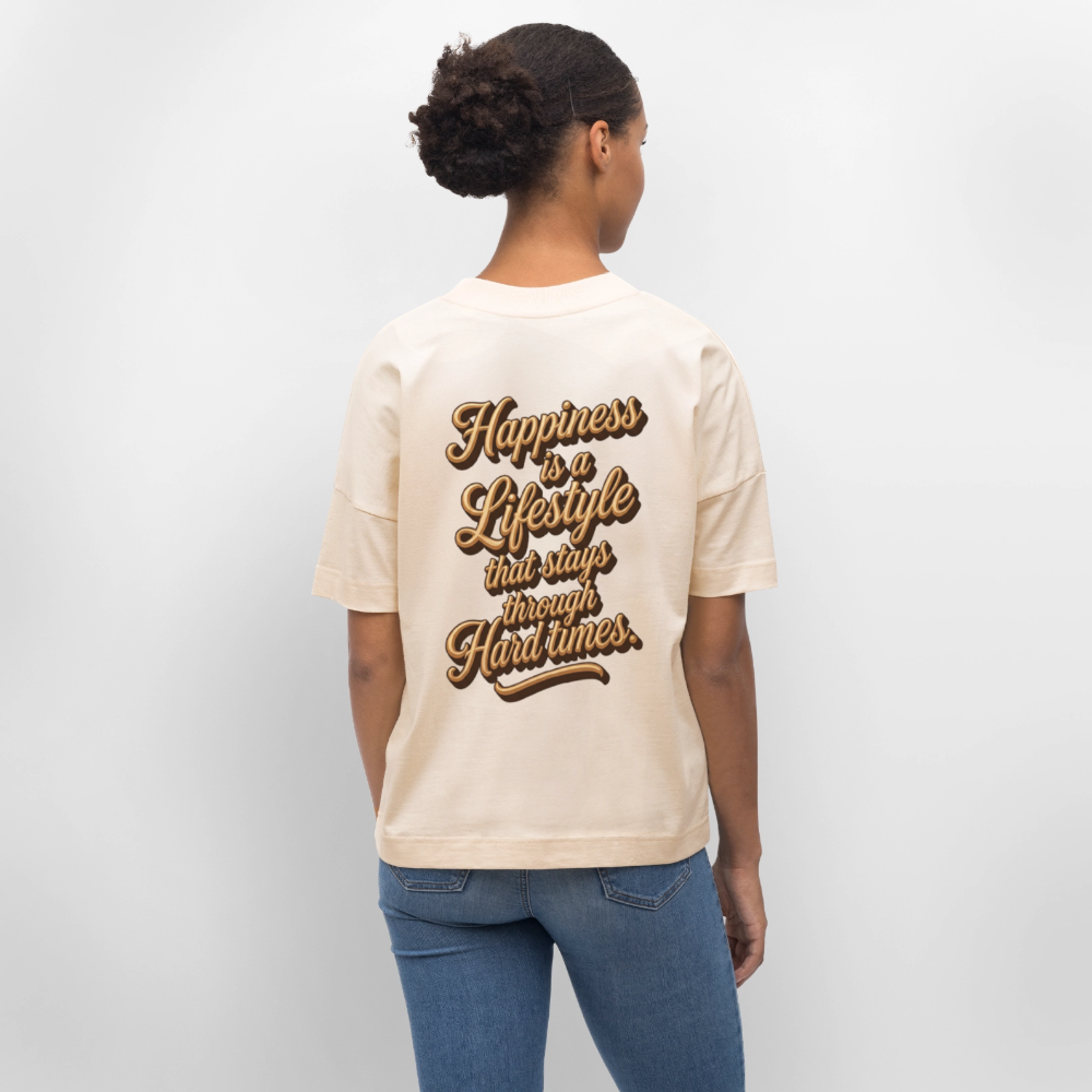 Big Heart Tee - natural raw