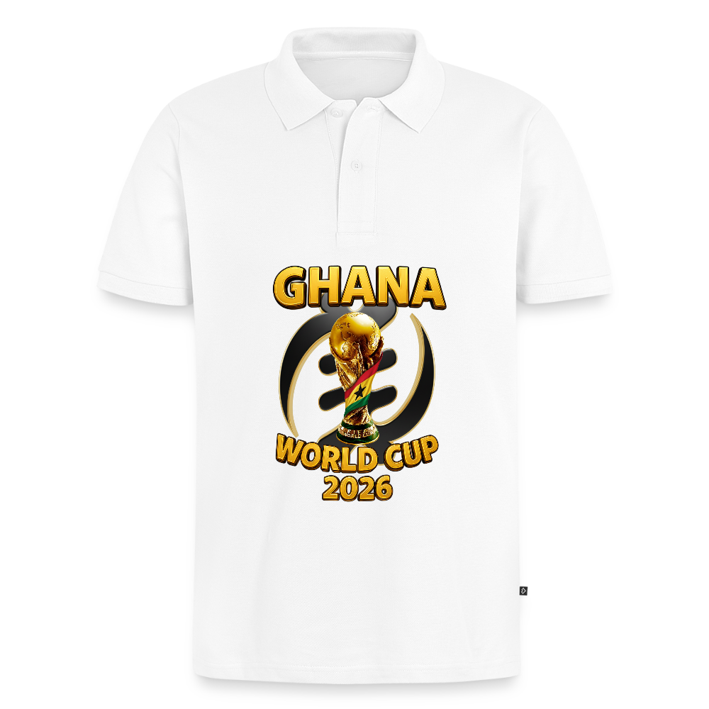 Black Stars Elite Polo - white