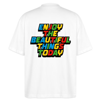 MH Oversized Unisex Organic T-shirt Blaster - white