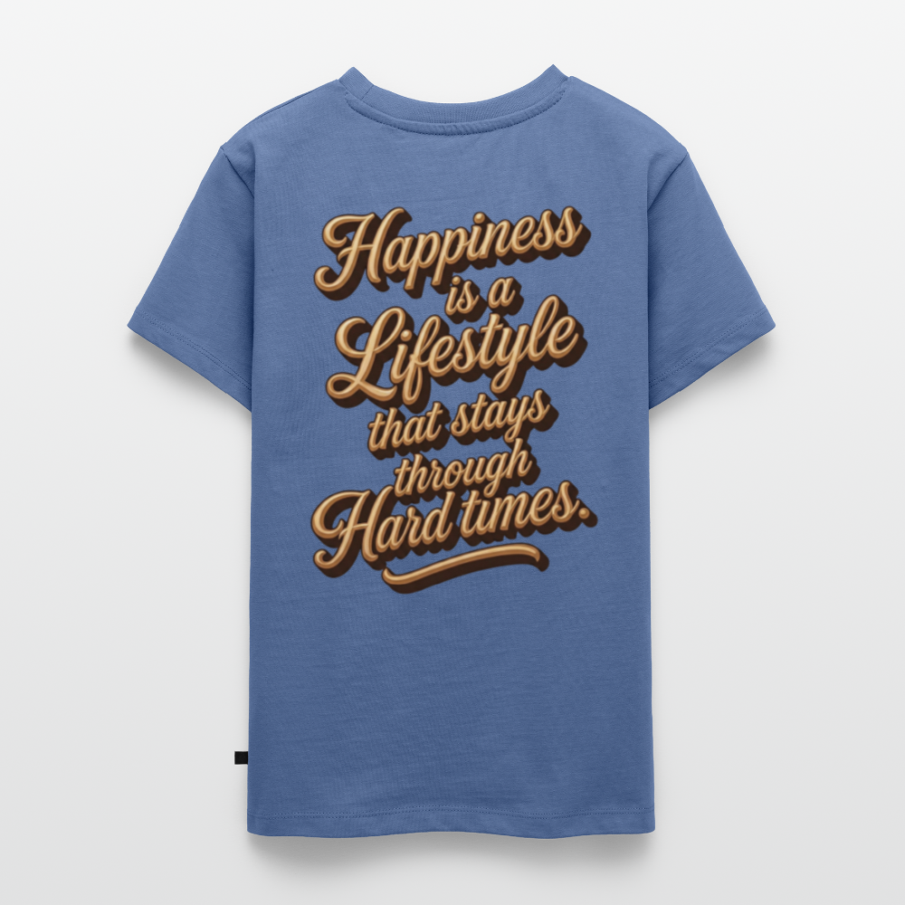 The 😄 Good Vibes Only Tee - stone blue