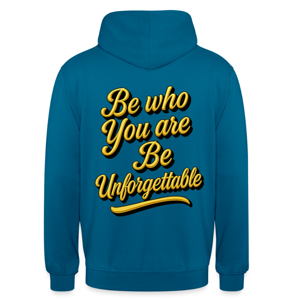 UNFORGET-ME Heavy Hoodie - deep sea blue 