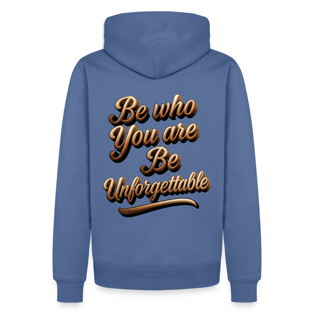 YOU ARE Unforgettable Hoodie - stone blue