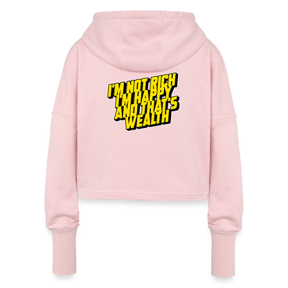 Cropped Women’s Hoodie - light pink